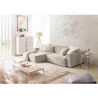 3C Candy Ecksofa "Matteo in elegant, kubischer Formensprache, bequem, L-Form" mit auffälliger Kedernaht, Feincord-Bezug, Lounge-Charakter (RABATT 39%) Unkategorisiert online kaufen