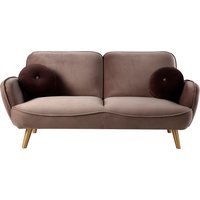 ATLANTIC home collection 3-Sitzer "Ben" mit Welleunterfederung,inkl. 2 Dekokissen, goldenen Massivholzfüßen (RABATT 31%) Unkategorisiert online kaufen