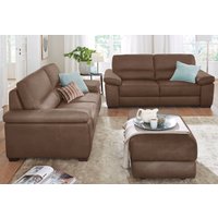CALIA ITALIA Polstergarnitur "Gaia, hochwertige Garnitur aus 2-Sitzer & 3-Sitzer im edlen Design" Set, 2 Stk. tlg. aus pflegeleichtem Luxus-Microfaser Ginevra Hydro Care (RABATT 32%) Unkategorisiert online kaufen