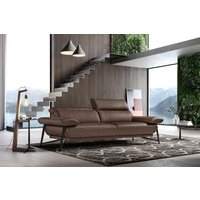 Egoitaliano 2,5-Sitzer "Anais, Designsofa mit erstklassigem Sitzkomfort, Fußfarbe schattengrau" Kopfteil verstellbar, 232 cm, Leder BULL, chocolate (RABATT 34%) Unkategorisiert online kaufen