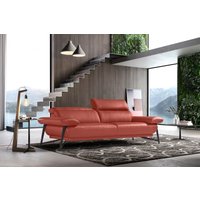 Egoitaliano 2,5-Sitzer "Anais, Designsofa mit erstklassigem Sitzkomfort, Fußfarbe schattengrau" Kopfteil verstellbar, 232 cm, Leder BULL, marsala (RABATT 34%) Unkategorisiert online kaufen