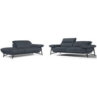 Egoitaliano Sofa "Anais, Design mit hohem Sitzkomfort, Fußfarbe schattengrau" Set, Kopfteil verstellbar, Luxus-Microfaser, dunkelgrau (RABATT 38%) Unkategorisiert online kaufen