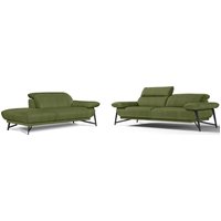 Egoitaliano Sofa "Anais, Design mit hohem Sitzkomfort, Fußfarbe schattengrau" Set, Kopfteil verstellbar, Luxus-Microfaser, kiwi (RABATT 38%) Unkategorisiert online kaufen