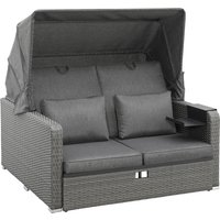 KONIFERA Loungebett "Sylt" ausziehbares Sofa, Hängetisch, mit klappbarem Dach, Strandkorb (RABATT 40%) Unkategorisiert online kaufen KONIFERA Loungebett "Sylt" ausziehbares Sofa, Hängetisch, mit klappbarem Dach, Strandkorb (RABATT 40%) Unkategorisiert online kaufen