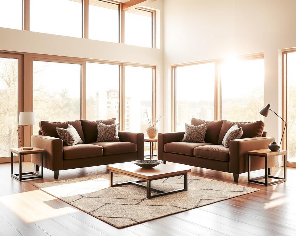 Sind braune Sofas modern?
