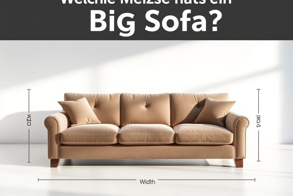 Welche Maße hat ein Big Sofa? – Größenübersicht Welche Maße hat ein Big Sofa? – Größenübersicht