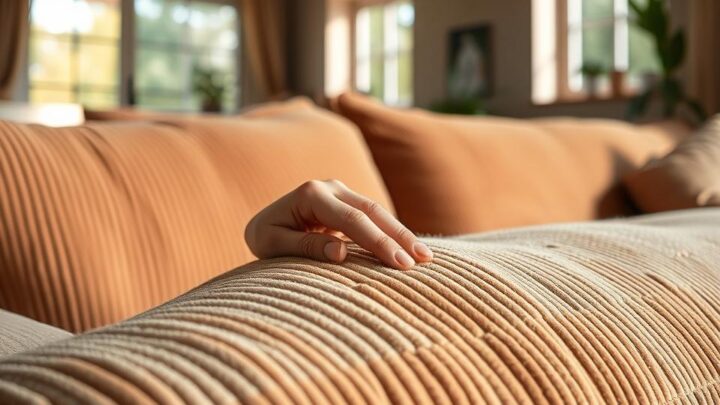 Wie empfindlich sind Cord-Sofas?