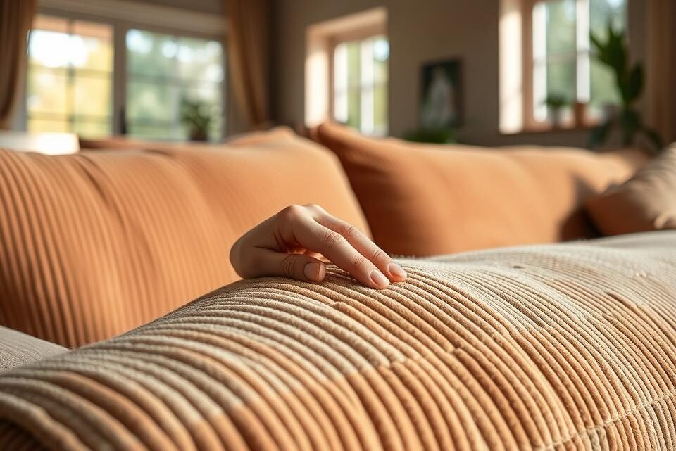 Wie empfindlich sind Cord-Sofas?