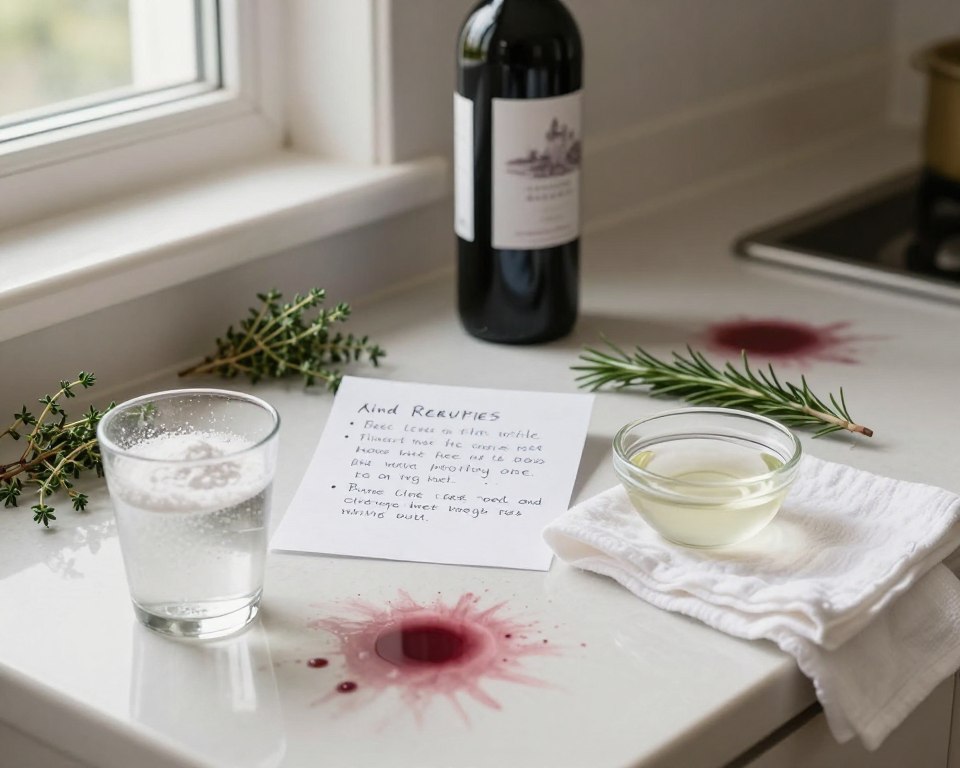 Hausmittel-Kombinationen für Rotweinflecken Hausmittel-Kombinationen für Rotweinflecken